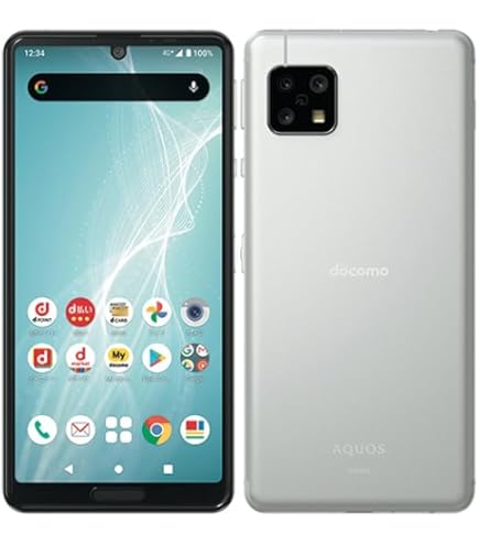 Amazon | SIMフリー docomo AQUOS sense4 SH-41A [シルバー
